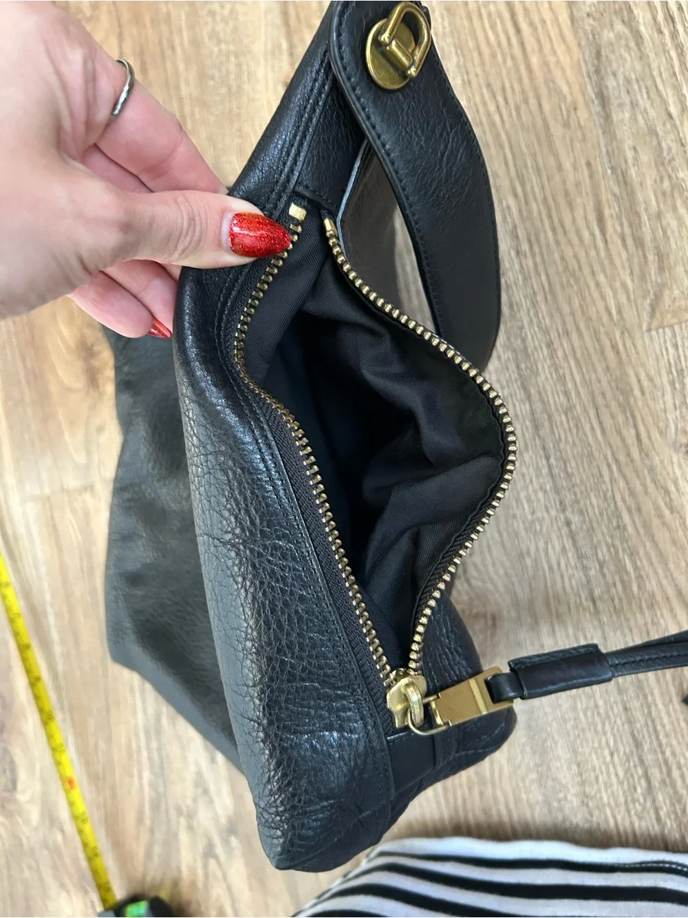 Fossil Leather Shoulder Bag